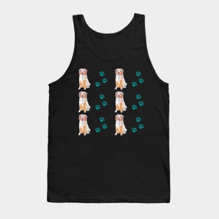 Australian shepherd dog cute pattern Tank Top